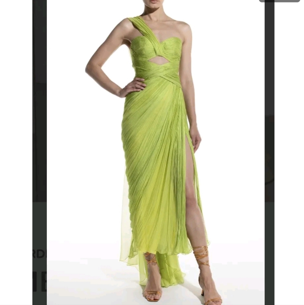 Maria lucia hohan green dress size 10 amelia